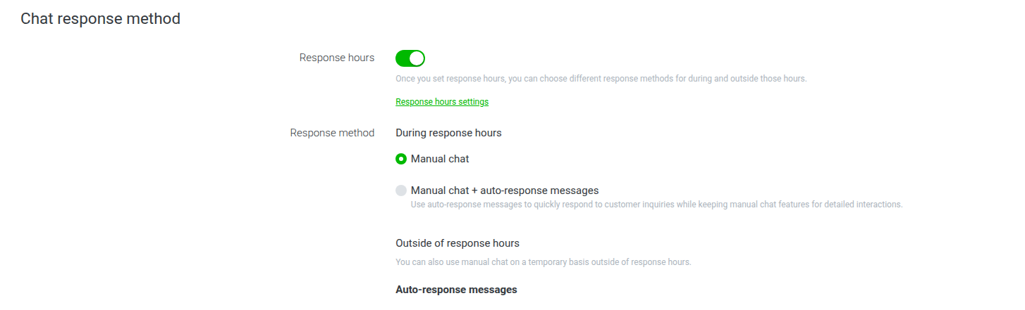 LINE Turn Off Auto-Response
