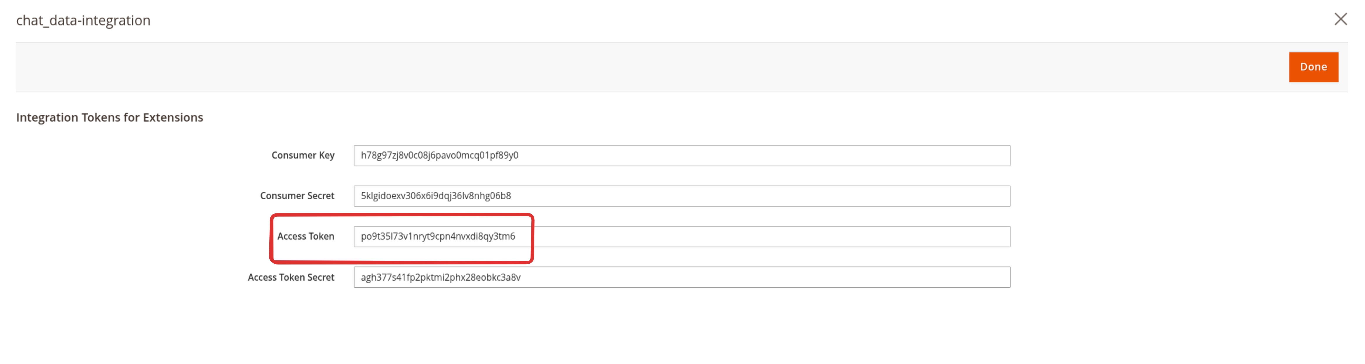 Access Token After Activation