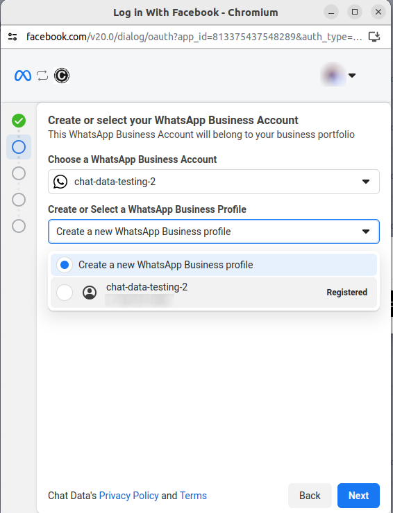 Set up a WhatsApp business profile